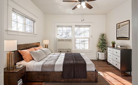 Floor plan for 1 bed, 1 bath, 492 sqft